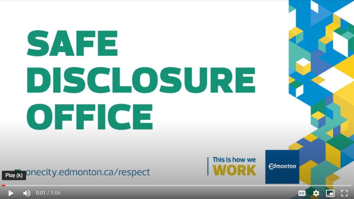 Safe Disclosure Office Frequently Asked Questions COE Safe Disclosure